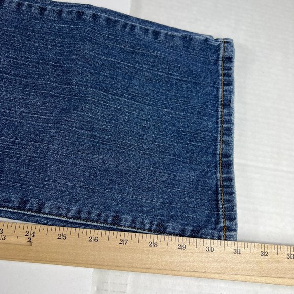 Lucky Brand Jean Women 30 Classic Fit Baby Boot Blue Faded Whisker Stretch Denim - Picture 12 of 16